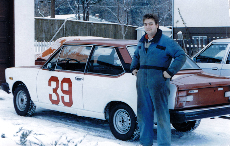The Fiat ice racecar